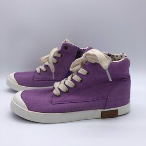 UGGS - GIRLS PURPLE HIGH TOPS SIZE 3